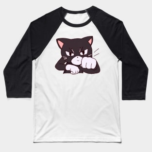 BOXING BLACK CAT Baseball T-Shirt